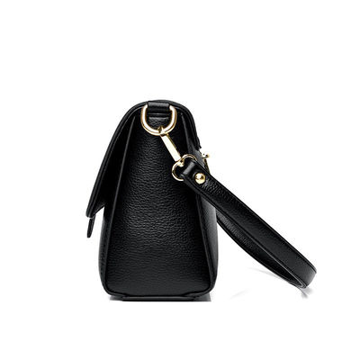 Large Capacity Lady Style Spring Soft Leather Shoulder Crossbody Bag for Women
