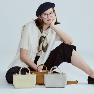 All Seasons Mini Tote in First Layer Cowhide Portable and Fashionable Handbag for Women