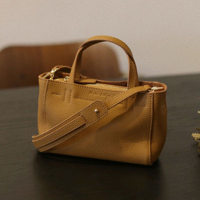 All Seasons Mini Tote in First Layer Cowhide Portable and Fashionable Handbag for Women