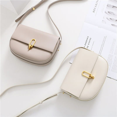 Custom Logo Avaliable 2024 Semi-Circle Saddle Bag for Women in Genuine Leather