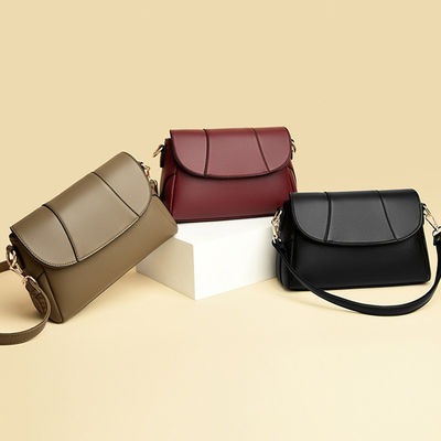 Custom Logo Lady Purse Fashion Vegan PU Female Bags Closure Type Zipper Hasp Design