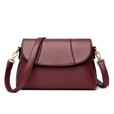 Custom Logo Lady Purse Fashion Vegan PU Female Bags Closure Type Zipper Hasp Design