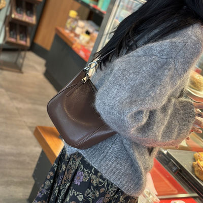 Fashion Genuine Cow Leather Large Capacity Crossbody Bag for Women Shoulder Handbag