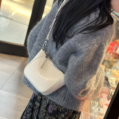 Fashion Genuine Cow Leather Large Capacity Crossbody Bag for Women Shoulder Handbag