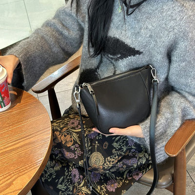 Fashion Genuine Cow Leather Large Capacity Crossbody Bag for Women Shoulder Handbag