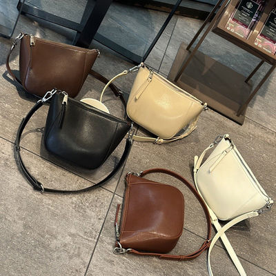 Fashion Genuine Cow Leather Large Capacity Crossbody Bag for Women Shoulder Handbag