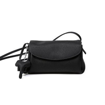 Elevate Your Look with this Head Layer Soft Cowhide One-Shoulder Crossbody Bag