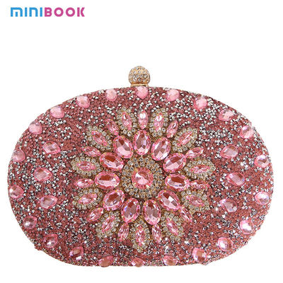 Sunflower Rhinestone Clutch Party Crystal Women's Handbag Bag Evening Bags