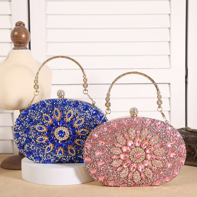 Sunflower Rhinestone Clutch Party Crystal Women's Handbag Bag Evening Bags