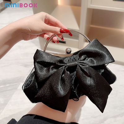 Availiable Sample Women's Silk Satin Clutch Bag for Dinner Dress and Formal Occasions