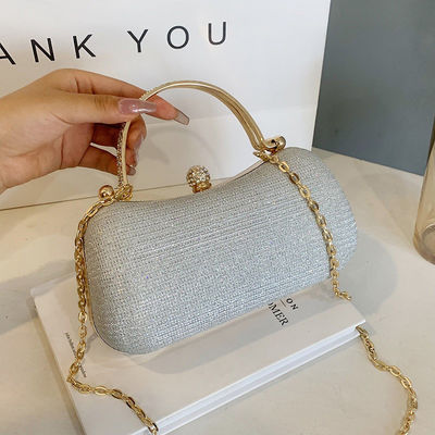 2023 Fashion Trendy Women's Golden Chain Shoulder Bags for Elegant Evening Events