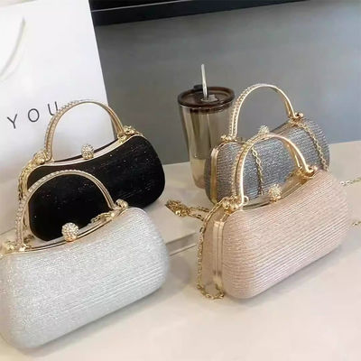 2023 Fashion Trendy Women's Golden Chain Shoulder Bags for Elegant Evening Events