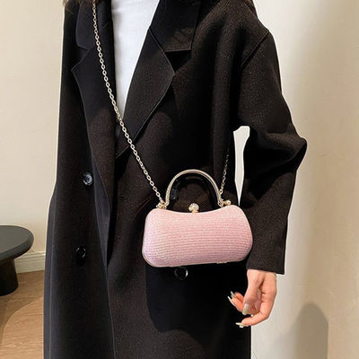 2023 Fashion Trendy Women's Golden Chain Shoulder Bags for Elegant Evening Events