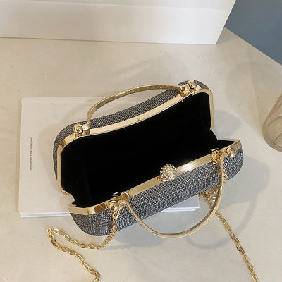 2023 Fashion Trendy Women's Golden Chain Shoulder Bags for Elegant Evening Events