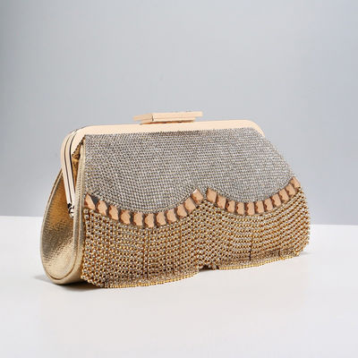 OEM/ODM 2024 Fashion Rhinestone Purse Leather Handbags for Girls and Women