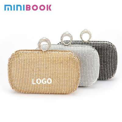End Luxury Diamond Purses Crystal Women Beaded Evening Bag Rolling Stones Ladies Bag 2023