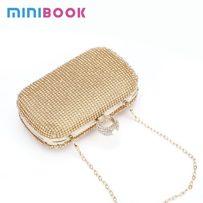 End Luxury Diamond Purses Crystal Women Beaded Evening Bag Rolling Stones Ladies Bag 2023
