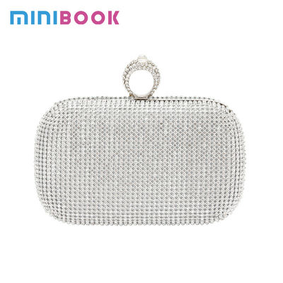 End Luxury Diamond Purses Crystal Women Beaded Evening Bag Rolling Stones Ladies Bag 2023