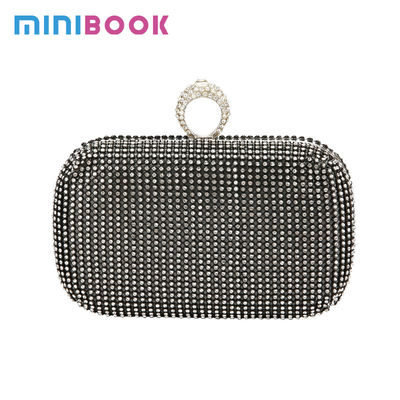 End Luxury Diamond Purses Crystal Women Beaded Evening Bag Rolling Stones Ladies Bag 2023