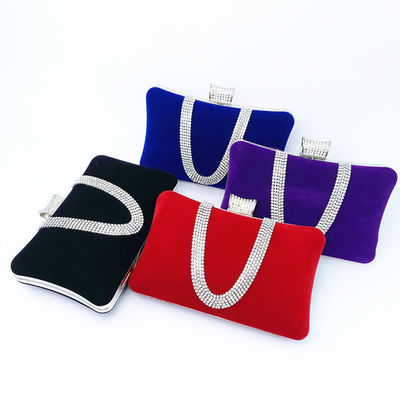 Daily Life Essential Trendy Luxury Lady Party Rhinestone Diamond Bling Hand Bags