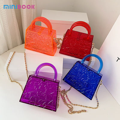 Multicolor Ice Cracked Acrylic Clutch for Elegant Evening Events and Fashionable Ladies