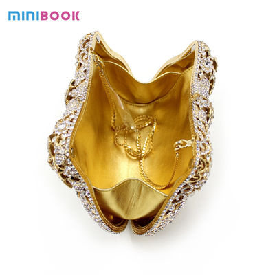 Minibook Fashion Luxury Lady Handbags Diamond Clutch Bag Exquisite Handmade Evening Dinner Bags For Women
