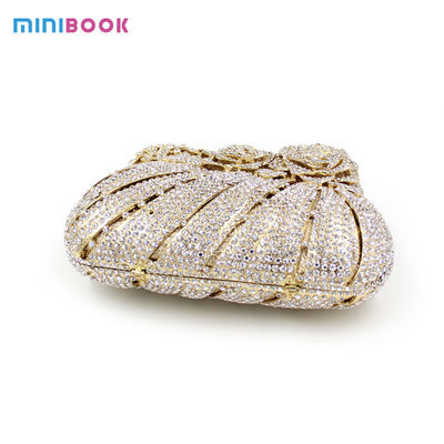 Minibook Fashion Luxury Lady Handbags Diamond Clutch Bag Exquisite Handmade Evening Dinner Bags For Women
