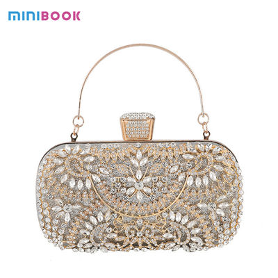 GoldenChic Shiny Party Bridal Evening Daily Clutch Handbag for a Touch of Glamour