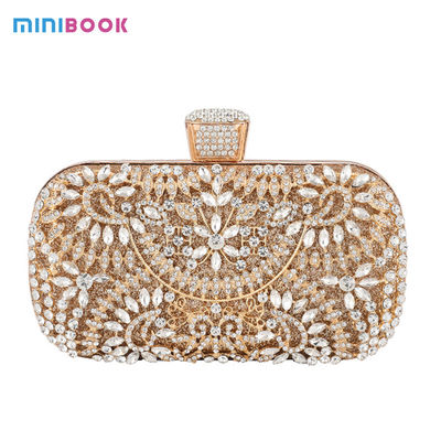 GoldenChic Shiny Party Bridal Evening Daily Clutch Handbag for a Touch of Glamour