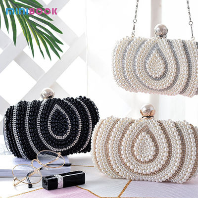 Unisex Elegant Crystal Clutch Bag Diamond Fashion Handbag with Rhinestones in Opp Bag