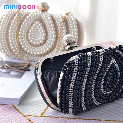 Unisex Elegant Crystal Clutch Bag Diamond Fashion Handbag with Rhinestones in Opp Bag
