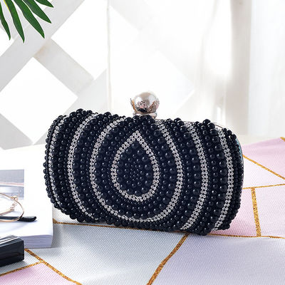 Unisex Elegant Crystal Clutch Bag Diamond Fashion Handbag with Rhinestones in Opp Bag