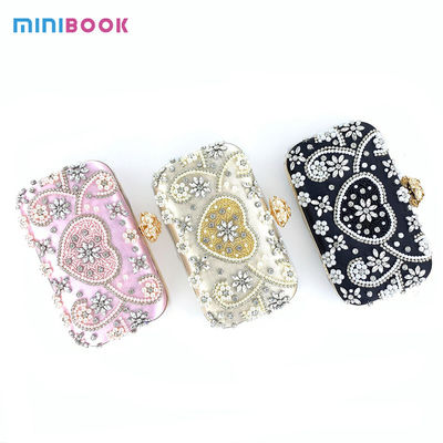 Luxurious 20*6*11.5CM Rhinestone Embroidered Diamond Clutch Bag for Elegant Evenings