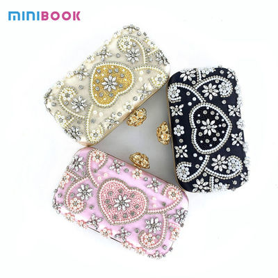 Luxurious 20*6*11.5CM Rhinestone Embroidered Diamond Clutch Bag for Elegant Evenings