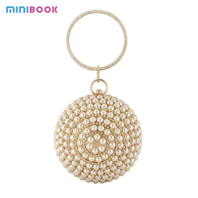 Minibook Fashion Ladies Handbag with Metal Main Material and Other Pattern Type