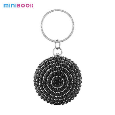 Minibook Fashion Ladies Handbag with Metal Main Material and Other Pattern Type