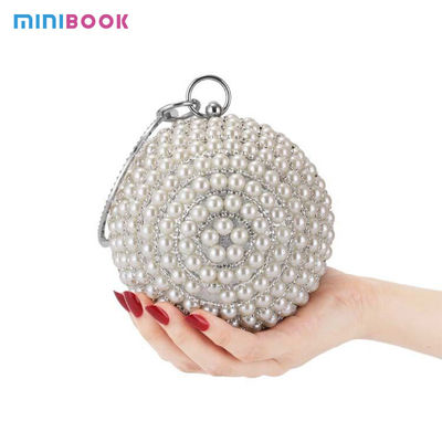 Minibook Fashion Ladies Handbag with Metal Main Material and Other Pattern Type