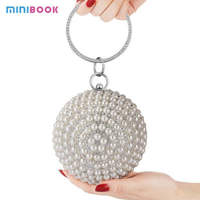 Minibook Fashion Ladies Handbag with Metal Main Material and Other Pattern Type