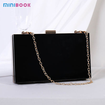 Acrylic Dinner Bag Simple Chain Diagonal Small Bridal Dress Evening Banquet Bag For Women Clutch