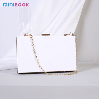 Acrylic Dinner Bag Simple Chain Diagonal Small Bridal Dress Evening Banquet Bag For Women Clutch
