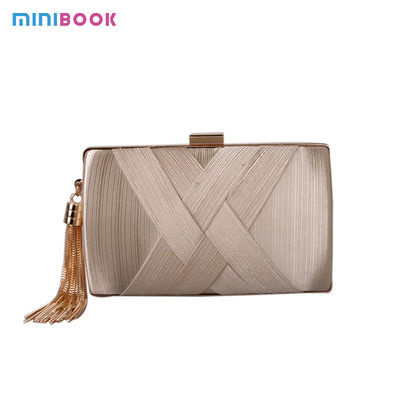 Customize Bridal Dress Luxury Clutch Evening Party Bags Women Handbag of and Closure