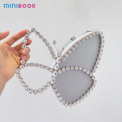 Unisex Crystal Chains Rhinestone Evening Bags for Wedding Clutch Shoulder Purse Party