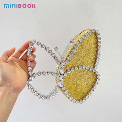 Unisex Crystal Chains Rhinestone Evening Bags for Wedding Clutch Shoulder Purse Party