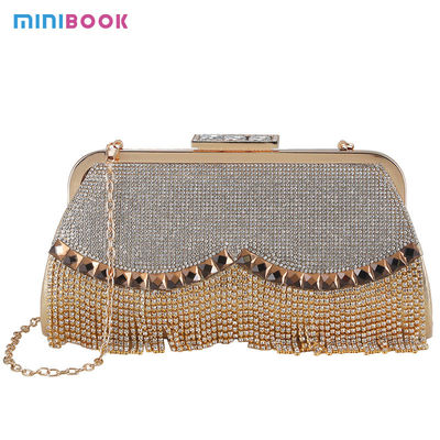 Other Decoration Minibook Wedding Crystal Ladies Clutch Handbags for Special Occasion