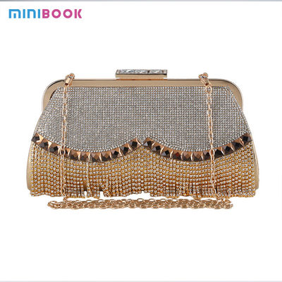 Other Decoration Minibook Wedding Crystal Ladies Clutch Handbags for Special Occasion