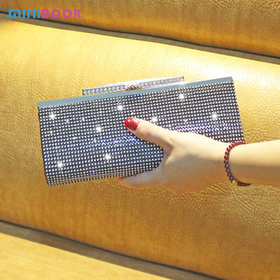 Minibook Fashion Handbag Customize Diamond Shoulder Bag for Annual Evening Party