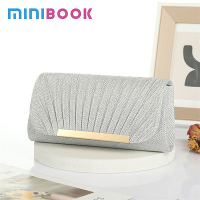 Other Decoration PC Metal Fashionable Hot Drilling Process Clutch Handbag for Daily