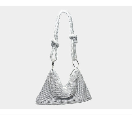 Minibook Fashion Design Clutch Messenger Shoulder Bag with Rhinestones Dinner Handbag