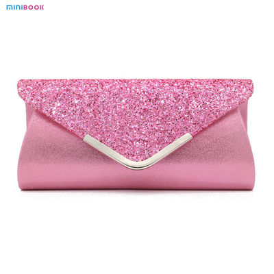 Elegant and Chic PVC Wallet Clutch Bag Crystal Bling Handbag for Women's Fashion