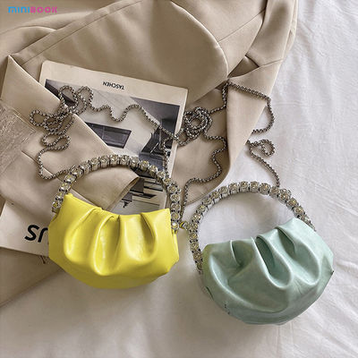 Women's Crossbody Party Dinner Purses Chain Evening Bags in PU Leather